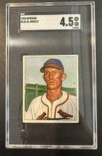 1950 Bowman Al Brazle SGC 4.5 #126 St. Louis Cardinals 