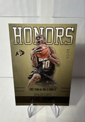 2016 Panini Colorado Buffaloes - Honors Alec Burks #AB-CU Black /10