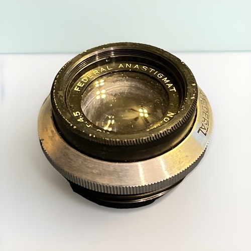 Federal Anastigmat Lens No. 1275 3.5" F:4.5 Enlarging Lens - Picture 3 of 7