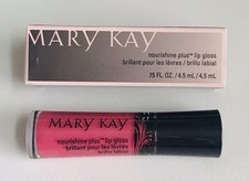 New In Box Mary Kay Nourishine Plus Lip Gloss Shock Tart #047938 Full Size