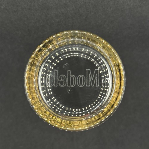 Cerveza Modelo Pint Glass The Official Beer of UFC Gold Rimmed Ultimate Fighting - Picture 6 of 6