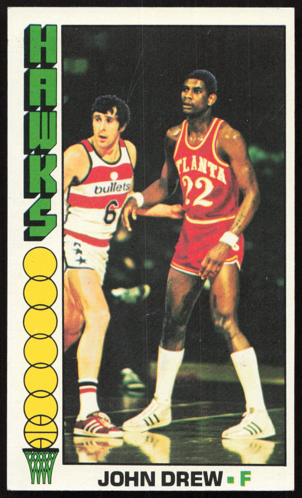 1976-77 Topps #59 John Drew Atlanta Hawks NR-MINT NO RESERVE!