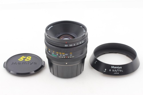 [Top NEUWERTIG mit Haube] Mamiya G 75mm f/3.5 L MF Objektiv für neue 6 Six aus Japan #b43 - Bild 3 von 11
