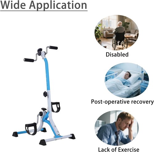 Pedal Exerciser Bike for Hands, Arms, Legs & Knees - Portable Foot Peddler Bi... - Picture 6 of 7