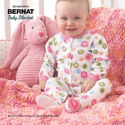 Bernat Baby Sand Yarn Chenille 300g Super Bulky for Knitting Crocheting Projects - Picture 4 of 8