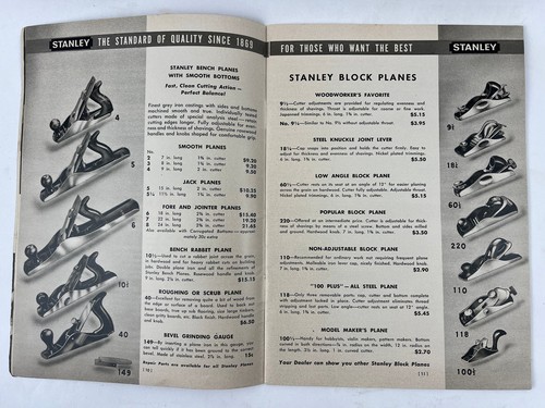 1955 Do It Better With Stanley Tool Catalog 46 Pages Merner Hardware Palo Alto - Picture 2 of 15