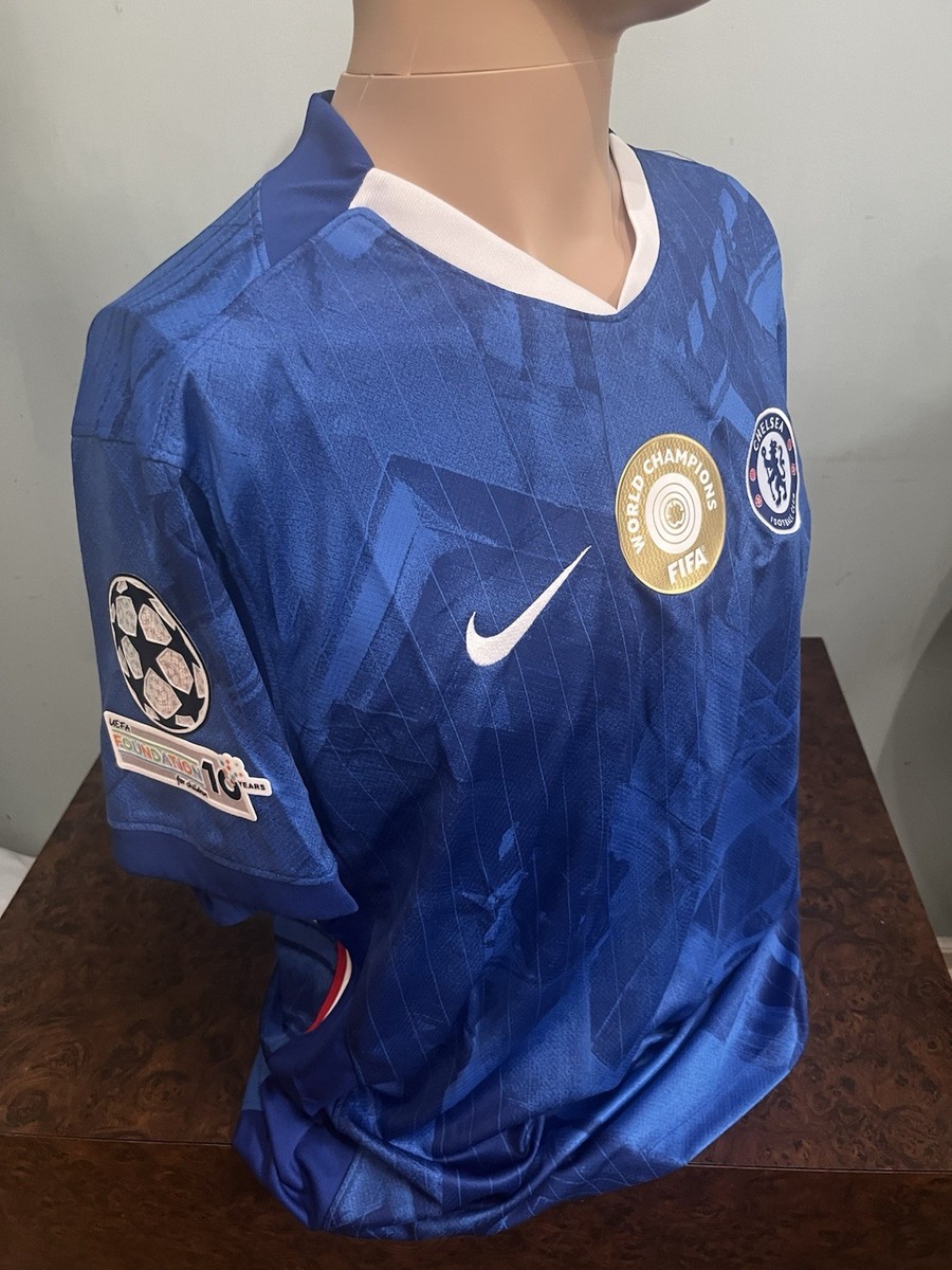 Chelsea FC Club World Cup Badge Blue UCL Home Jersey EU 2XL US