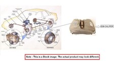 Right Rear CALIPER 58311C2A10 2015 HYUNDAI SONATA