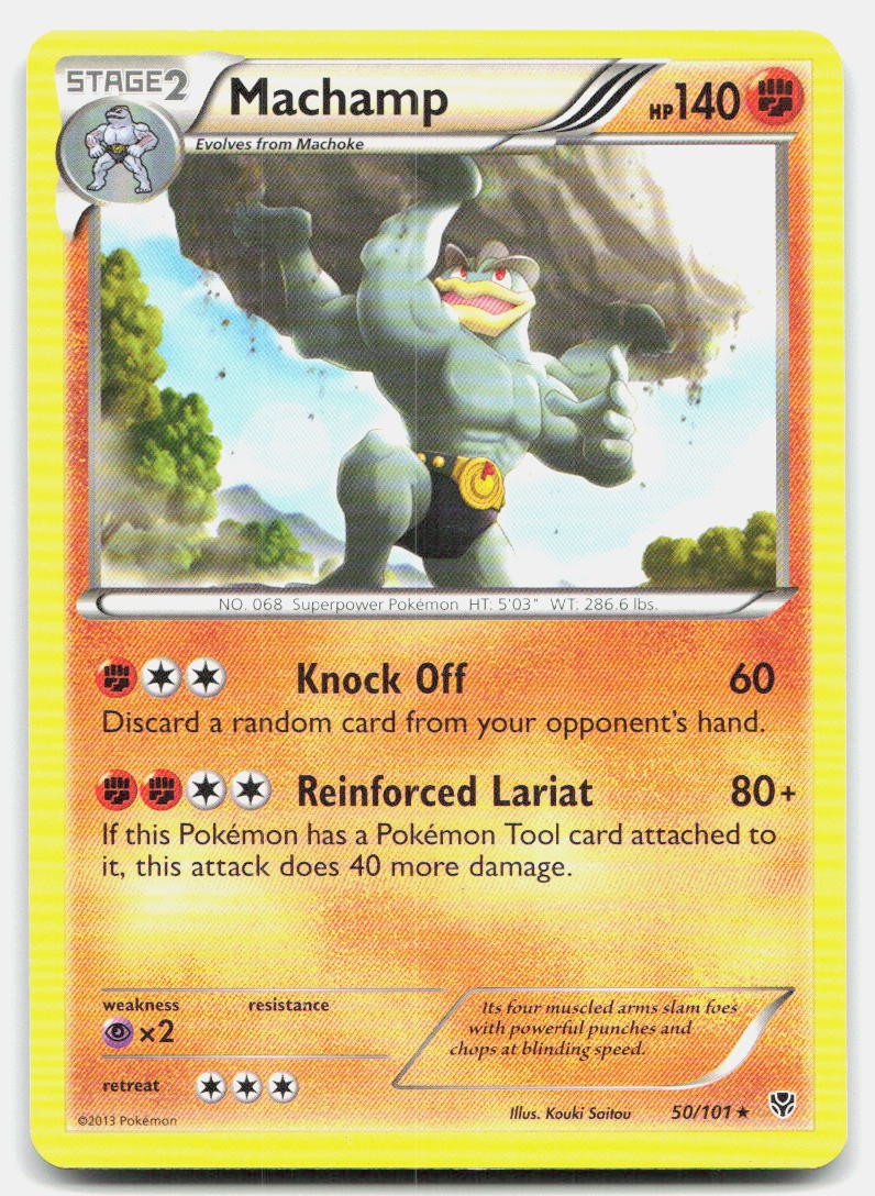 Plasma Blast Machamp 50/101 Moderately Played Pokemon R Tcg Card