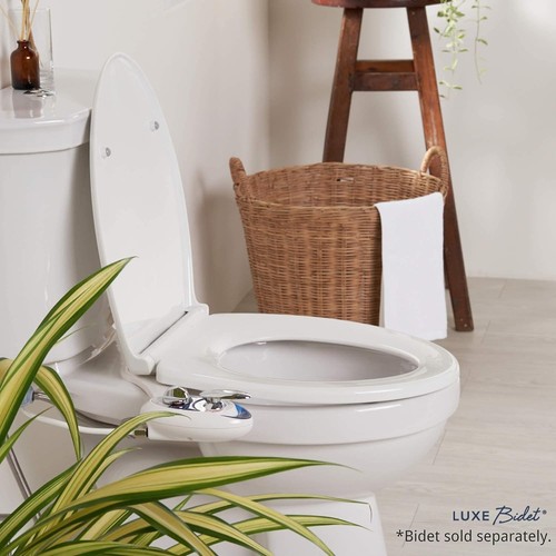 Quick Release Elongated Toilet Seat with Slow Close - Picture 8 of 11