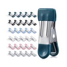 Clothes Pins Heavy Duty Out Door 30 Pack,Chip Clips 2.17 Inch, Bag Clips, Clo...