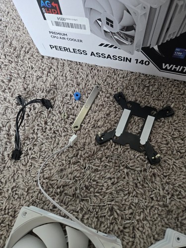 Thermalright Peerless Assassin 140 White CPU Cooler, 6 Heat Pipes PC Cooling,... - Afbeelding 5 van 6