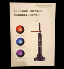 BESTQOOL Red & Blue LED Laser Light Anti-Aging Face & Neck Handheld Device NEW 