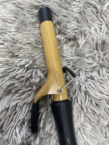 CHI Ceramic Digital Tourmaline 1" Curling Iron, Black & Gold CA2305 Tested Works - Picture 9 of 10