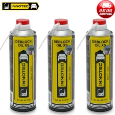 3 x INNOTEC® De-Block Oil XS - Penetrating DEBLOCK - Rust Dissolver - 500ml