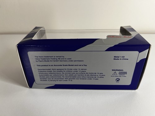 Minichamps 1:43 Volvo S60R Flash Green/Blue Rare Model Car with Dealer Box - Picture 18 of 18