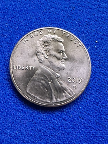 2019 D Lincoln Shield Penny DDo & DDR, Datum/MM, ONE Cent, - Bild 1 von 11
