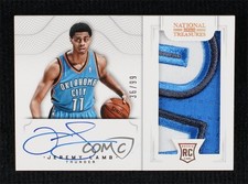 2012 National Treasures Rookies Memorabilia /99 Jeremy Lamb #162 Rookie Auto RC
