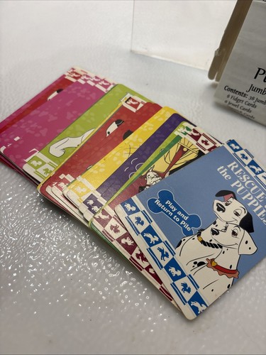 101 DALMATIONS PUPPY PAIRS Jumbo Juego de Cartas a Juego De Colección Disney Preescolar 1996 - Imagen 5 de 7