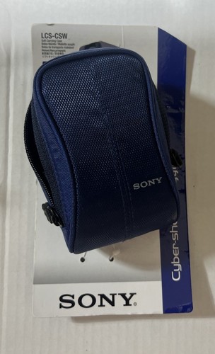 Sony LCS-CSW Camera Soft Carrying Case - Blue - New