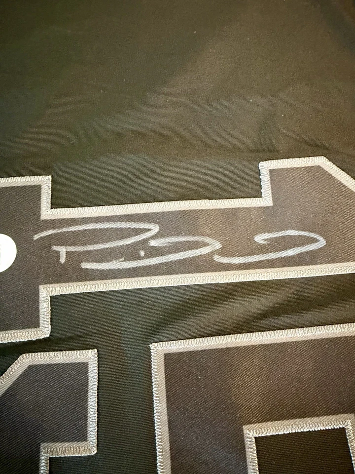 Patrick Mahomes Autographed Kansas City Cheifs All BlackJersey With QR Holo Coa - Image 3 of 4