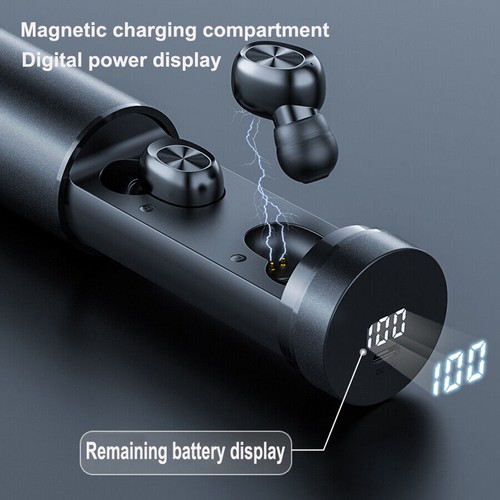 Wireless Earbuds for Iphone Samsung Android Bluetooth Headphones Waterproof - Picture 4 of 10