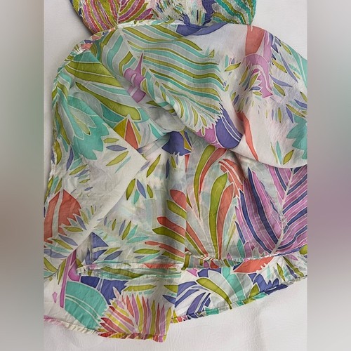 Indah Lucilla in weiß Cancun Blumen Cutout Minikleid Gr. XS Coquette Sommer - Bild 8 von 10