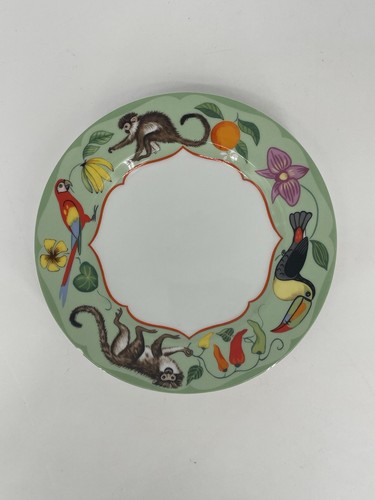 Lynn Chase "Monkey Business" Salad Plates CHIPPED Set of 3 - Picture 5 of 7