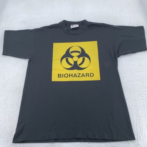 Vintage Biohazard T-Shirt M/L Bishop McDevitt Science Olympiad harrisburg pa - Picture 4 of 9