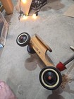 Vintage Radio Flyer Kids Maple Wood 4 Wheel Ride on Scooter USA