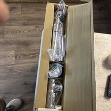 Polished Chrome Clawfoot Tub Drain With Overflow