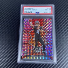 2022 Panini Mosaic Desmond Ridder Pink Swirl #1/11 SSP PSA 10 Rookie RC Falcons