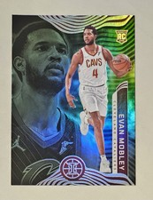 EVAN MOBLEY RC 2021-22 Panini Illusions - Emerald #153 Cavaliers All-Star
