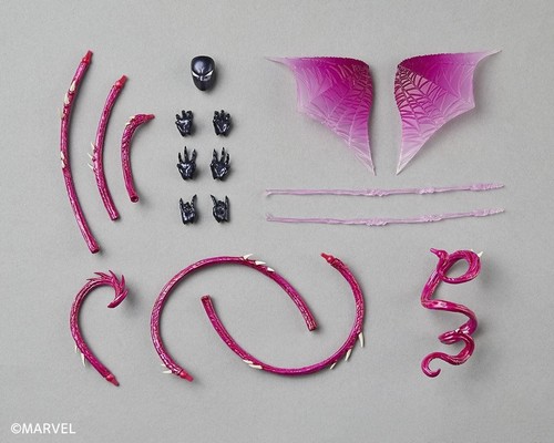 Revoltech Amazing Yamaguchi Spider Gwen Gwenom Figure Kaiyodo PSL - Picture 9 of 11