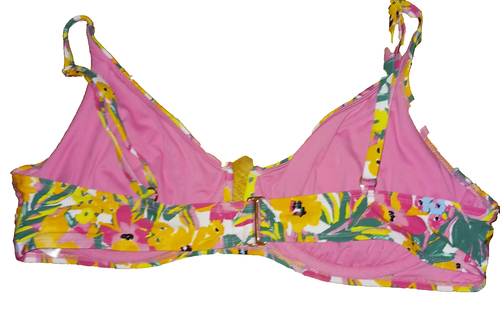 Anne Cole Womens XXL Limited Edition Ladies Swim V-Wire Bikini Top Floral - Picture 5 of 5
