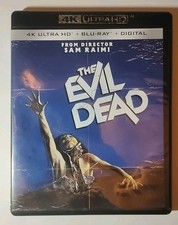 The EVIL DEAD [4K UHD Blu-ray] Sam Raimi Cult Classic OOP, No Slipcover/Digital 
