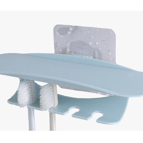 Toothbrush Wall Holders for Bathrooms Suction Cup Mounted Organizer - Picture 3 of 11
