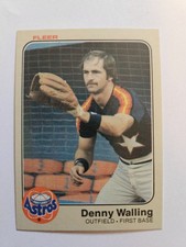1983 FLEER DENNY WALLING #469 NM
