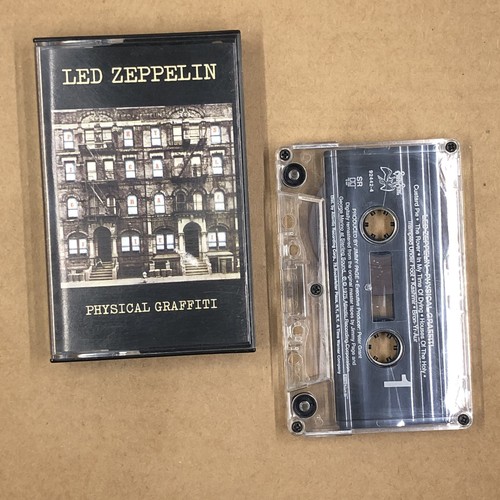 LED ZEPPELIN Cassette Tape PHYSICAL GRAFFITI KASHMIR PAGE PLANT 90s Reissue