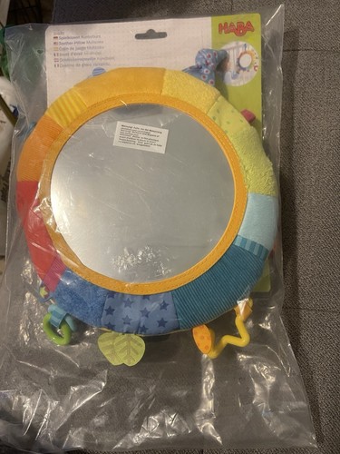 HABA Teether Cuddly Rainbow Round - Soft Activity Toy