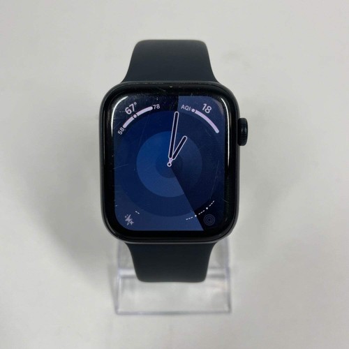 Bracelet sport GPS uniquement Apple Watch SE 2e génération 44 mm aluminium noir noir MRE93LL/A