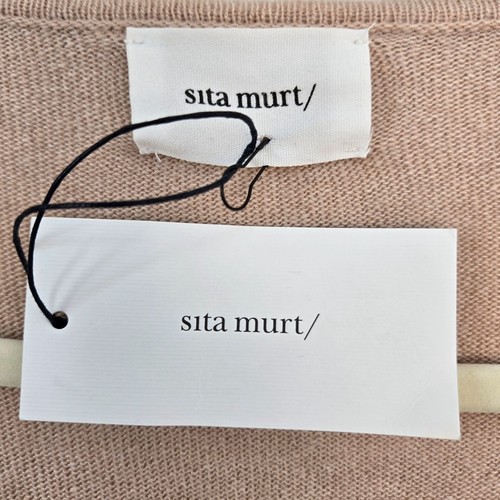 NWT Sita Murt Wool Blend Accent Sleeve Sweater Size 40/Medium - Picture 3 of 7