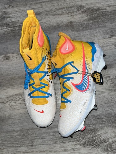 Size 12 Nike Alpha Huarache NXT Jackson Merrill PE Baseball Cleats (FZ7343-700) - Picture 3 of 5