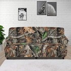 Stretch Couch Slip Covers for Sofa 3D Camo Branches Print Cushion Couch Arm C...