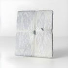 Williams Sonoma IKAT Embroidered Duvet - Queen - White