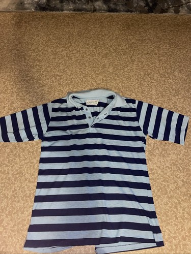 Camisa polo de trail de tenis Tom Gorman’s para hombre talla grande azul claro y azul marino  - Imagen 1 de 7