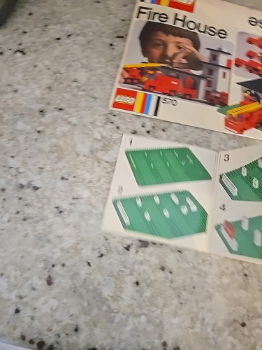 Vintage LEGO LEGOLAND: Fire House 570 Outer Box And Instructions - NO PIECES - Picture 3 of 19