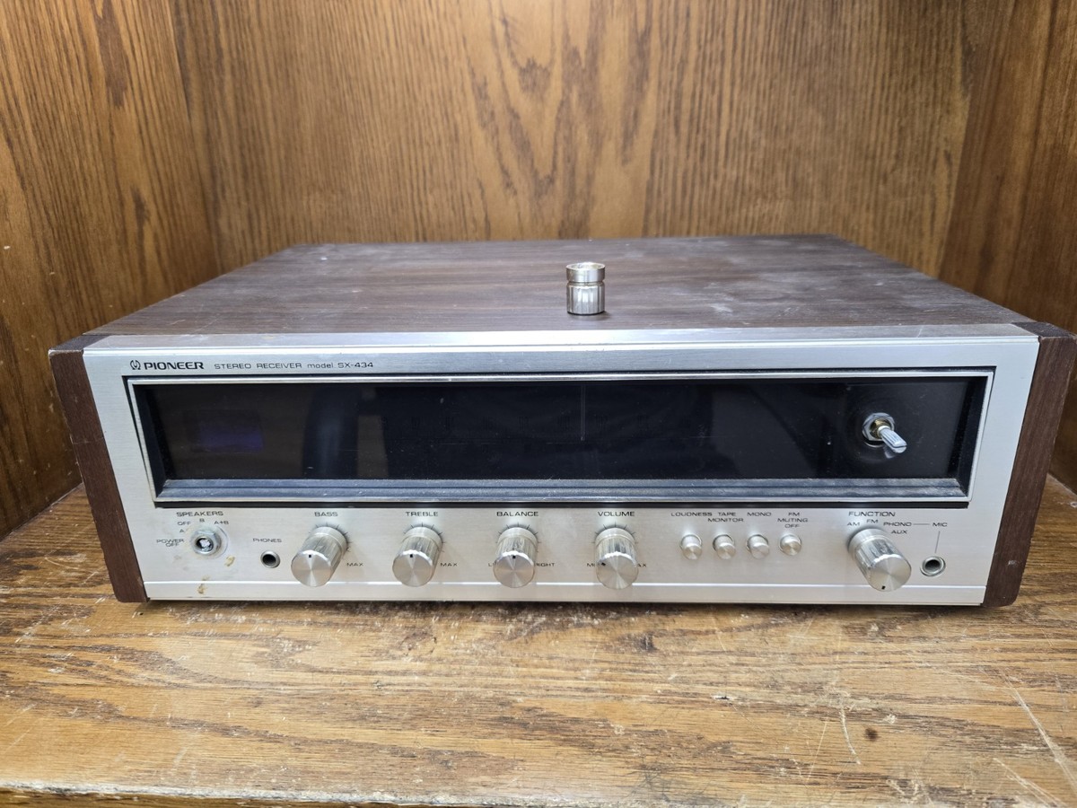【動作確認済み】　パイオニア　SX-434 ステレオレシーバー　チューナー 動作確認済み】 パイオニア SX-434 ステレオレシーバー