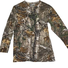 Realtree Xtra Camouflage Long Sleeve T-Shirt Mens XL Camo Hunting