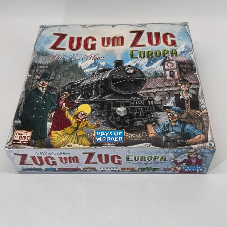 Zug um Zug Europa Asmodee Days of Wonder Brettspiel Vollständig - Bild 3 von 4